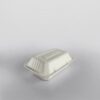 Compostable Bagasse Rectangular Hinged Lunch Box