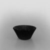 Bun Case [2217] Plain Black 50mm