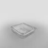 Somoplast Clear Hinged Domed Square Container