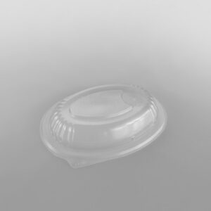 Anchor Clear Microwavable Lid For Black Oval Microwavable Platter [355ml]