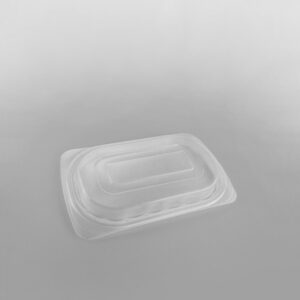 Somoplast Microwavable Lid For Large Oval Black Microwavable Take Away Container - 750cc