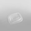 Somoplast Clear Microwave Lid For Small Black Microwave Take Away Container