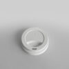 Somo Hot Plastic Lid White Domed