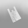 White Heavyweight Plastic Vest Carrier Bag XL [13x20x23inch]