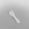 Plastic [139] Mini Fork White