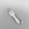 Plastic [139WRAPL] Mini Fork Wrapped White