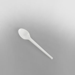 Plastic [154BAG] White Coffee Spoons