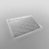 Plastic Rectangular Premium Serving Tray Clear