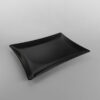Plastic Rectangular Presentation Trays Black