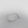 Somoplast Clear Flat Lids for Rectangular Salad Container