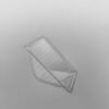 Hinged Plastic Sandwich Wedge For Triple Wide Sandwiches