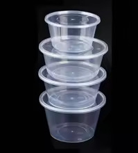 Deli Pot Round Container with Clear Lid