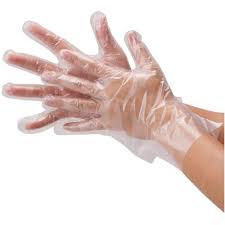 Clear Polythene Gloves